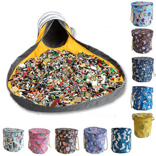 儿童玩具收纳桶快速整理袋大容量露营用品帐篷装备袋包户外折叠箱