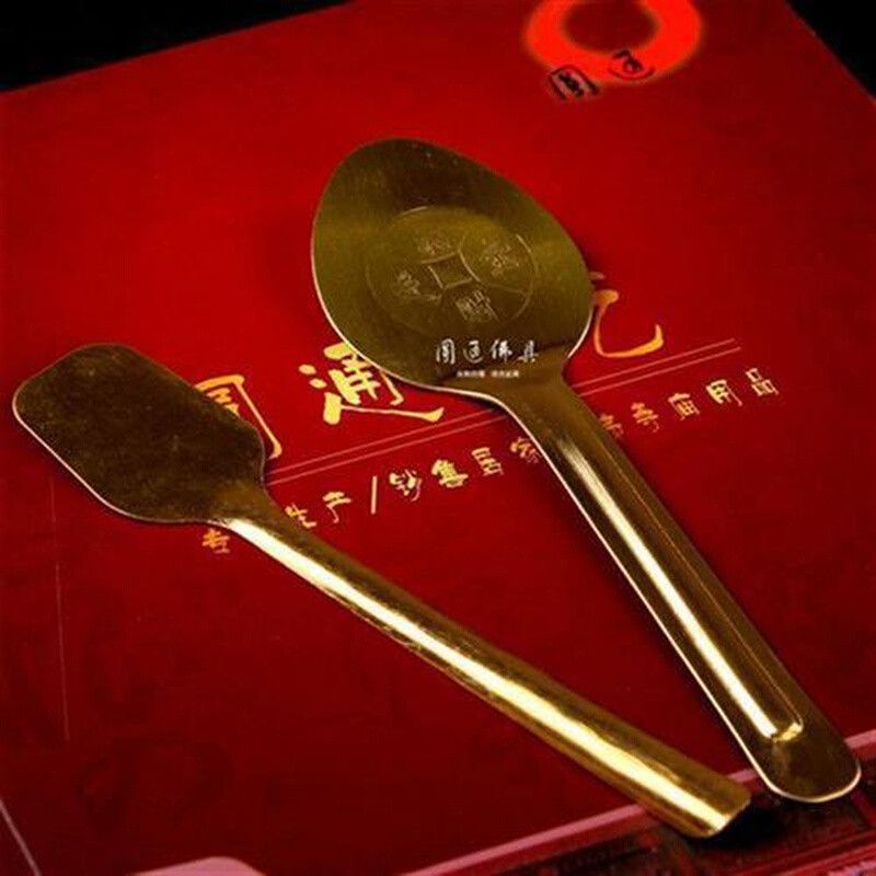 圆通佛具纯铜香炉灰匙灰勺香灰铲压灰整灰平灰器佛堂用品香道用具