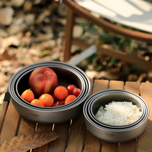 Дорожный ремесленник для кемпинга, портативная металлическая посуда, ланч-бокс, комплект для домашнего использования