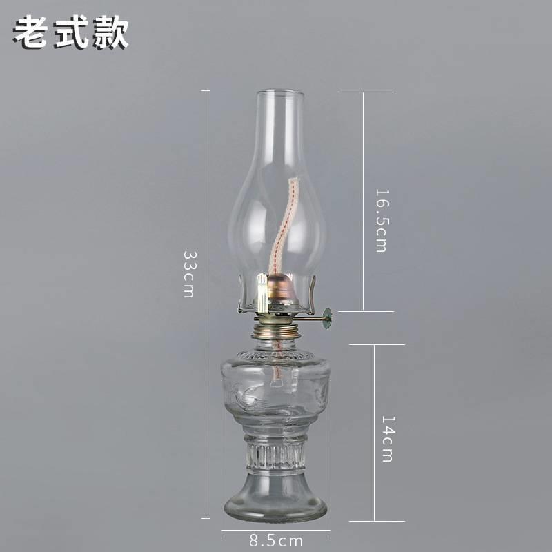 复古老式煤油灯用油老马灯乡村怀旧火水灯洋油灯长明灯玻璃马灯