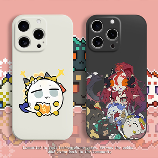 龙泡泡手机壳明日方舟卡通周边适用苹果17promax小米透明硅胶软壳一加vivo荣耀红米oppo华为pura70可爱简约女