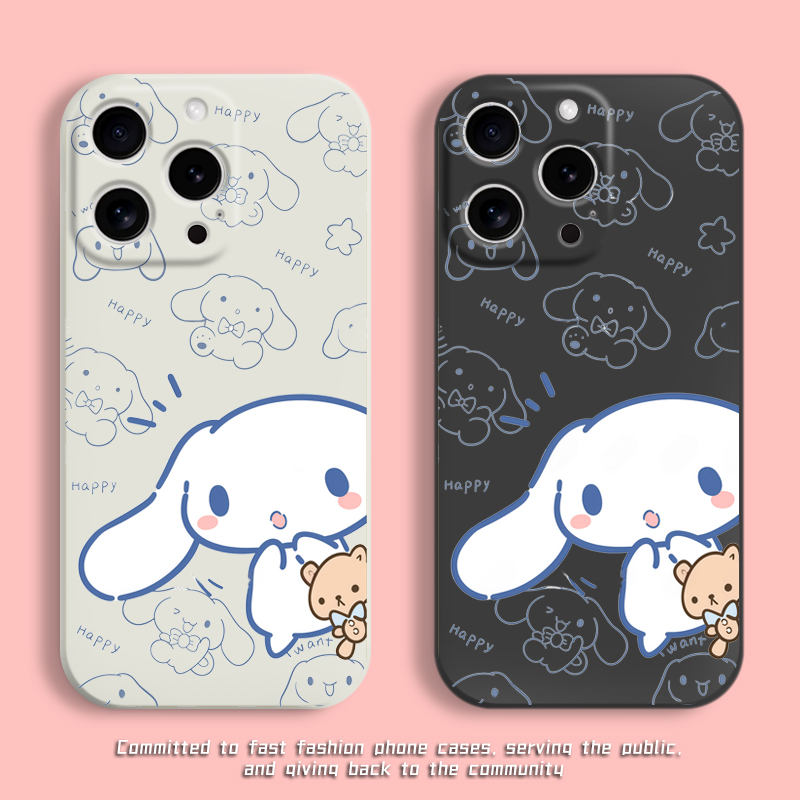 大耳狗手机壳玉桂狗可爱卡通线条