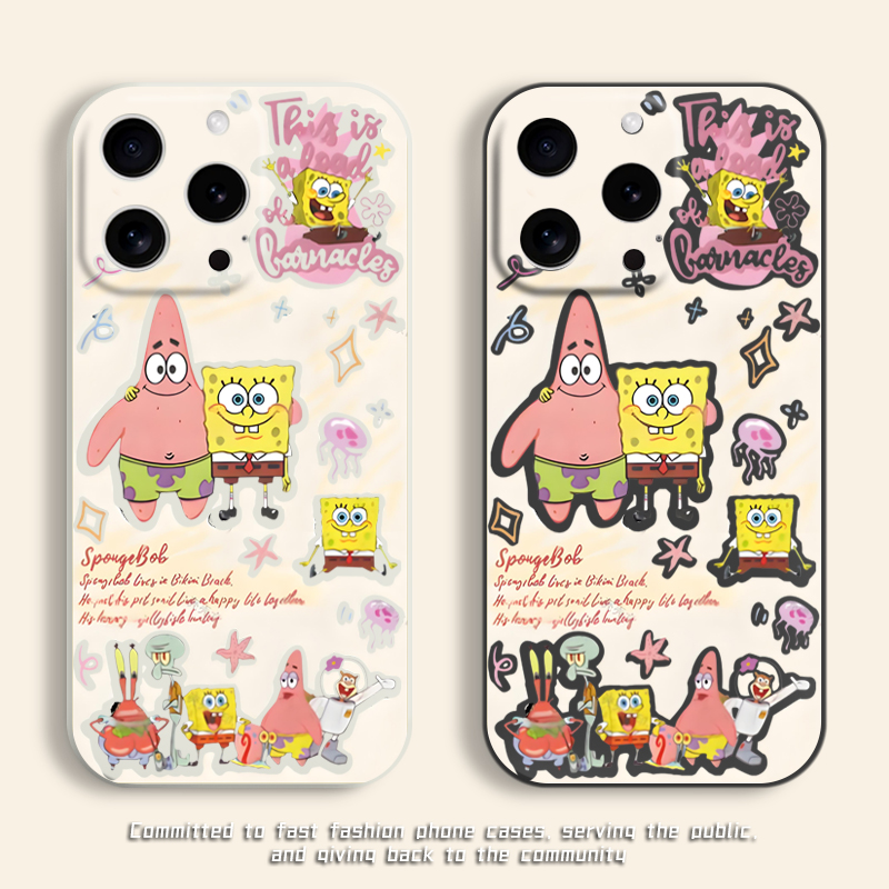 海绵宝宝手机壳可爱卡通周边