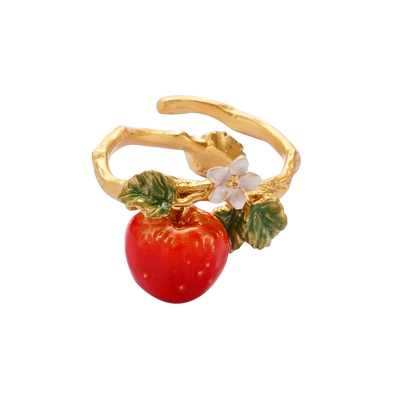 日本手作Palnartpoc苹果戒指