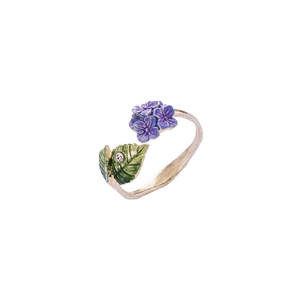 Palnartpoc日本手作绣球花戒指