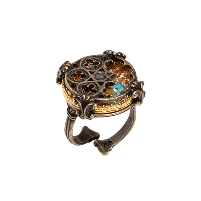 Palnartpoc日月时光盘可转戒指