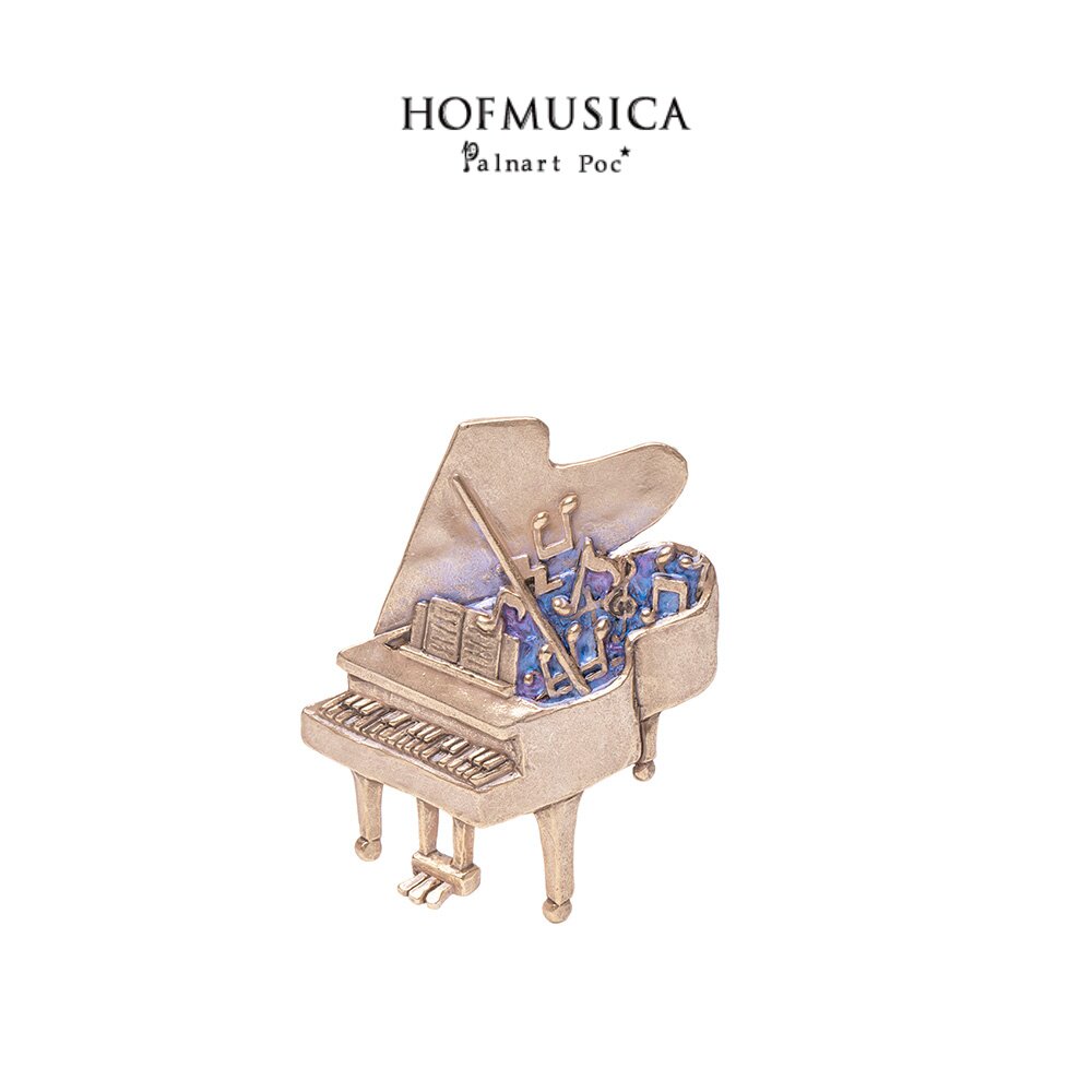 Palnart poc子品牌HOFMUSICA三角钢琴胸针音符飞舞演奏发表会礼物