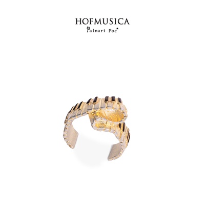 palnartpoc女黄铜可调节指轮戒指