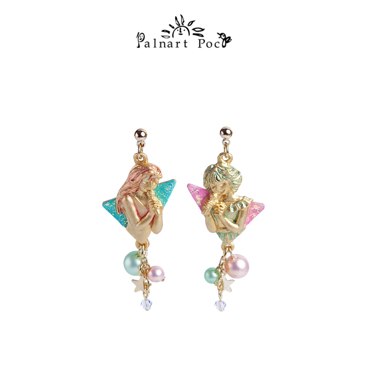 Palnartpoc手作流行歌手耳环
