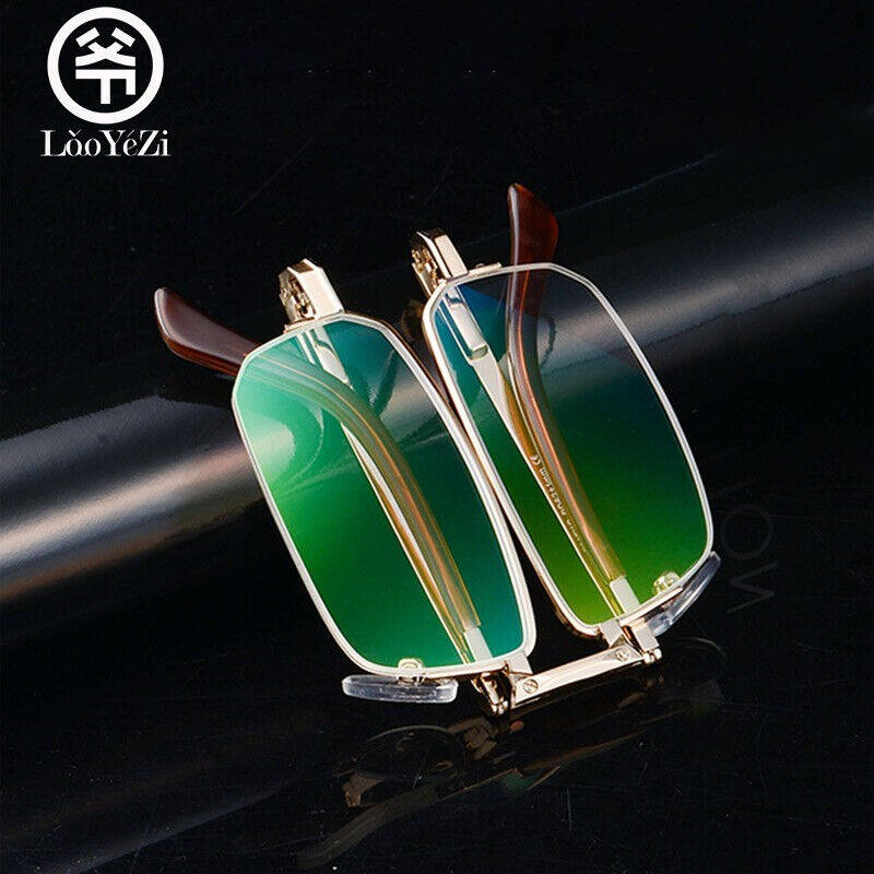 老爷子折叠防蓝光老花镜男老花眼镜超轻老人老光眼镜女半框单光高