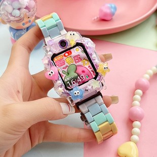 适用小天才W2127AC电话手表Z6S表带Z6A保护壳Z11套Z6pro腕带链子