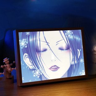 NANA周边镜子灯光画娜娜矢泽爱二次元动漫手办音响小夜灯发光礼物