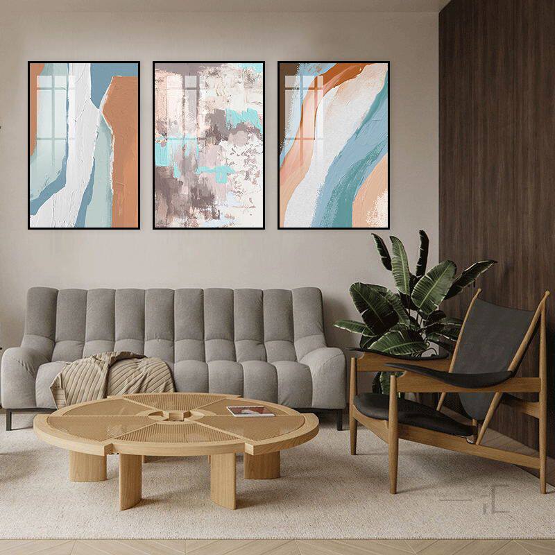 通用轻奢是肌理感油画装饰画