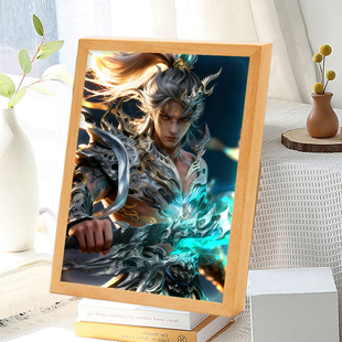 光阴之外许青周边镜子灯光画动漫发光礼物画送朋友卧室音响小夜灯