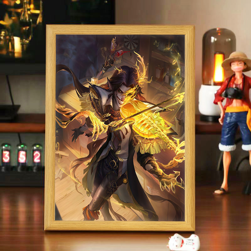 第五人格周边灯光画小提琴二次元手办吧唧盲盒小夜灯生日礼物摆件