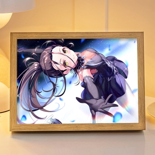 金牌得主灯光画寝室卧室桌面装饰小夜灯结束祈动漫周边手办摆画