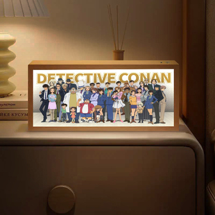 怪盗基德周边灯光画名侦探柯南二次元动漫手办摆件床头小夜灯礼品