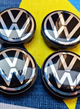 改装大众镜面轮毂盖车轮胎标志盖直径56/58/60/62/65/68/69/75mm