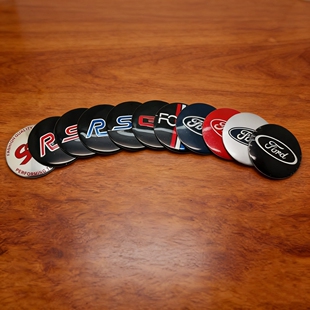 4个价 个性改装福特Ford轮毂盖金属标志贴片56/60/65mm车轮胎盖贴