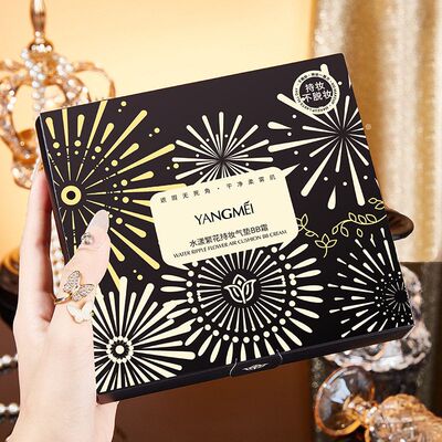 水漾繁花持妆气垫BB霜1盒2芯细腻自然持久遮瑕雾面水润轻薄正品牌