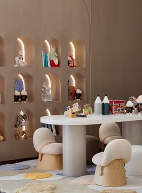 样板间儿童玩耍区桌面卡通摆件