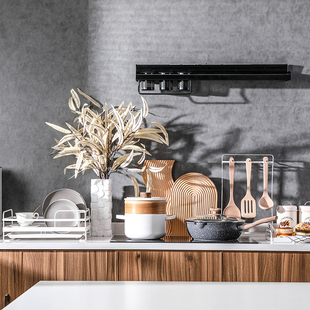 样板房间厨房餐边柜备餐台装 饰品道具摆件陈设品现代简约北欧软装