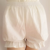 原宿cos全棉荷叶边家居防走光安全打底裤 MH自制特价 lolita南瓜裤