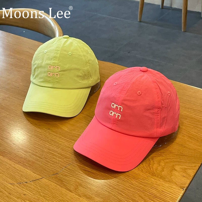 马卡龙色速干遮阳鸭舌帽春夏百搭