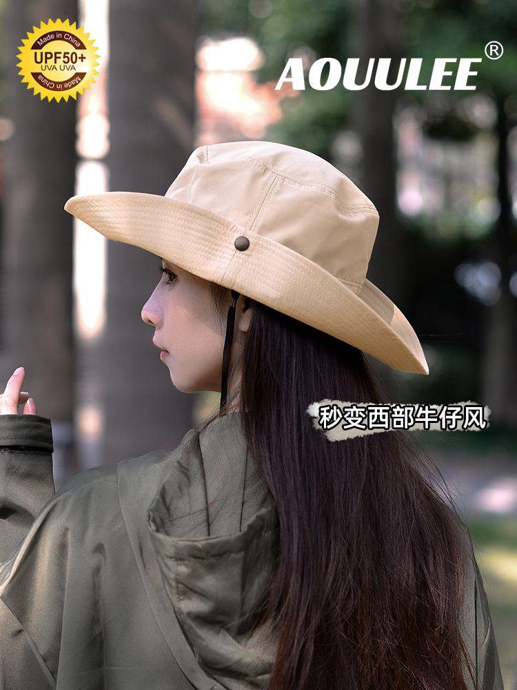 百搭登山冲浪防紫外线牛仔渔夫帽