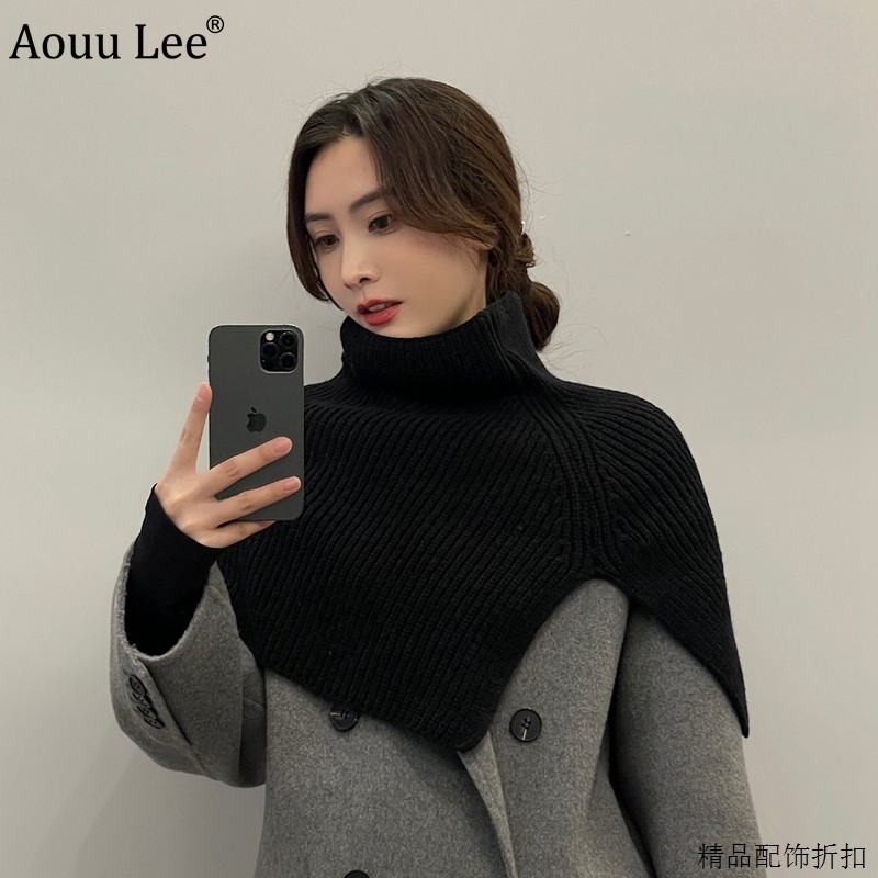 MoonsLee高领套头围巾女冬季保暖高级感披肩围脖百搭纯色针织脖套,服饰配件/皮带/帽子/围巾,围巾/丝巾/披肩,淘宝优惠券,粉丝福利购,淘宝优惠卷