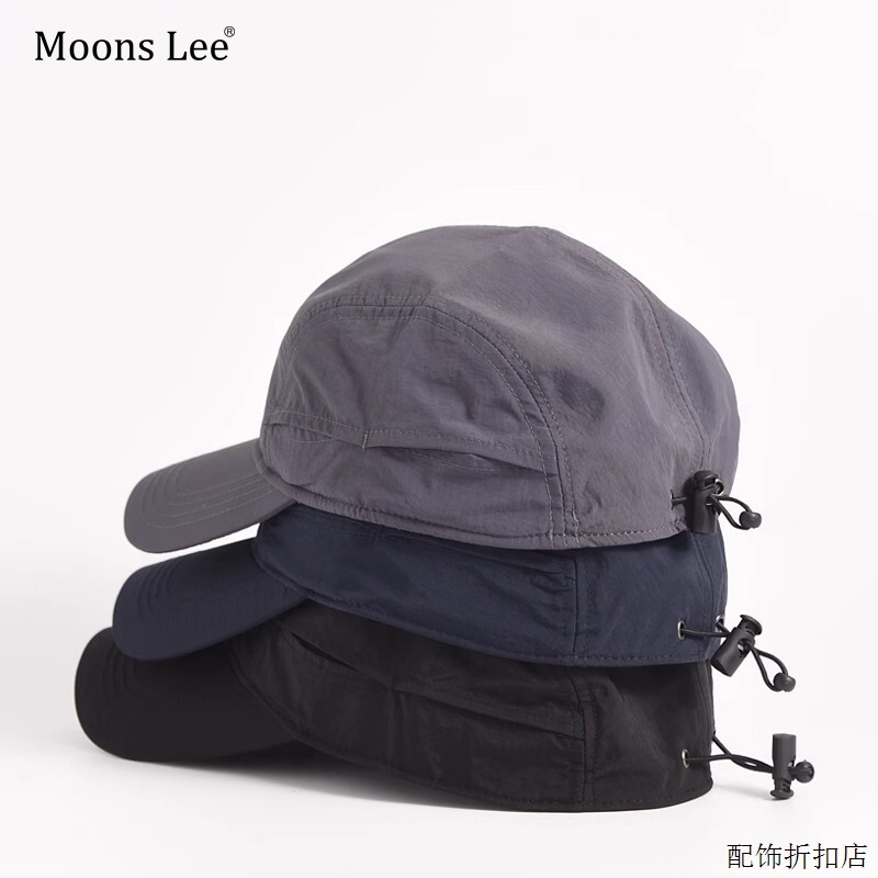 MoonsLee大码速干棒球帽子夏薄款男大头围鸭舌帽遮阳帽户外运动女
