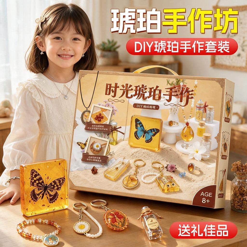 【琥珀手作儿童益智玩具男孩】图片