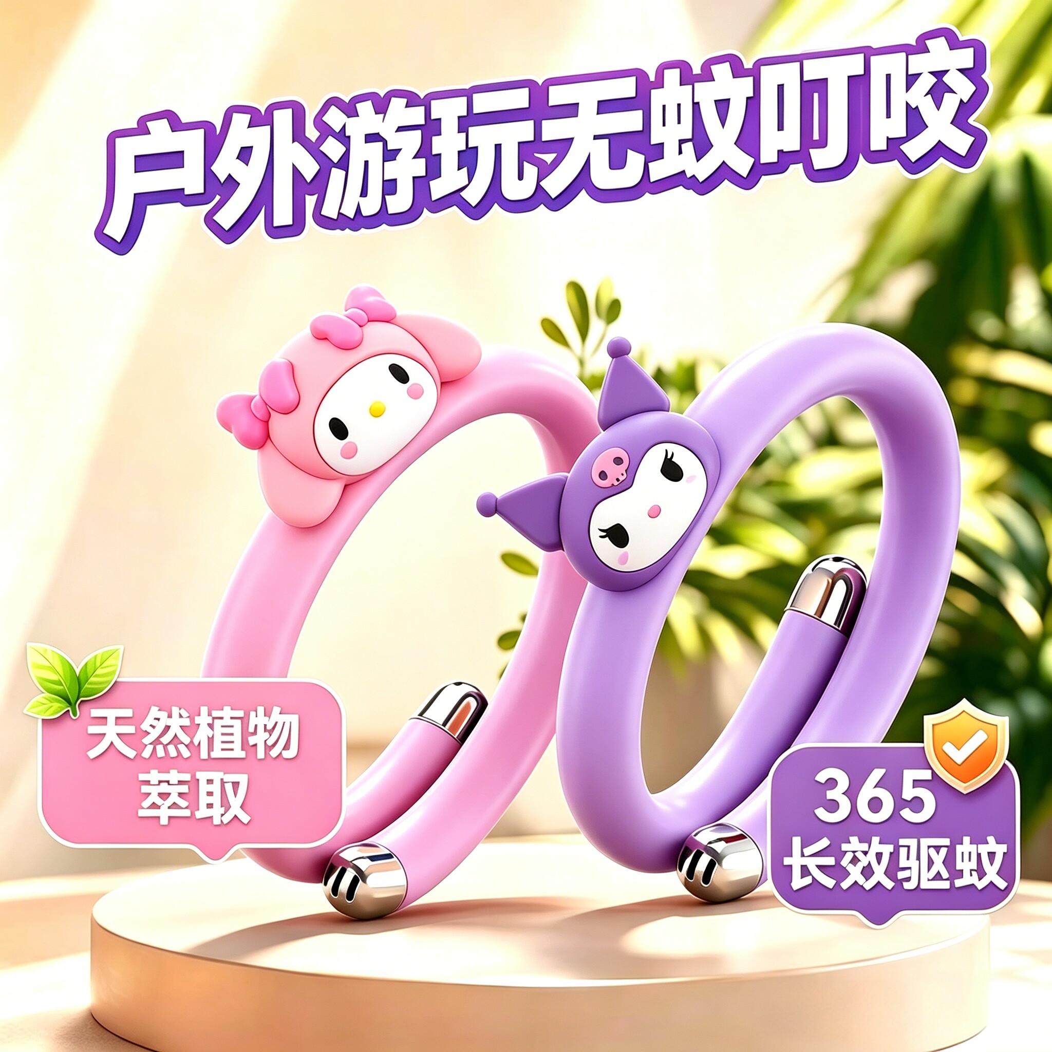 【儿童户外防蚊虫手环】图片