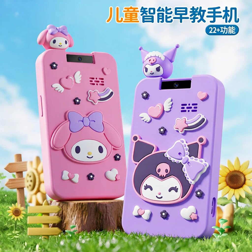 儿童智能早教拍照手机生日礼物女童10岁6音乐电话六一节玩具9女孩