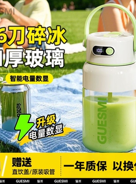 2026新款全玻璃榨汁机家用小型便