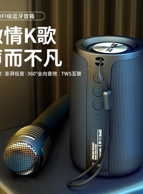 狂热者蓝牙音箱小音响重低音炮