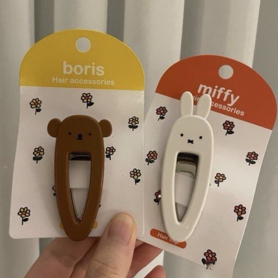 ins可爱日本新款甜酷米菲兔发夹刘海夹个性小众y2k少女学生头饰