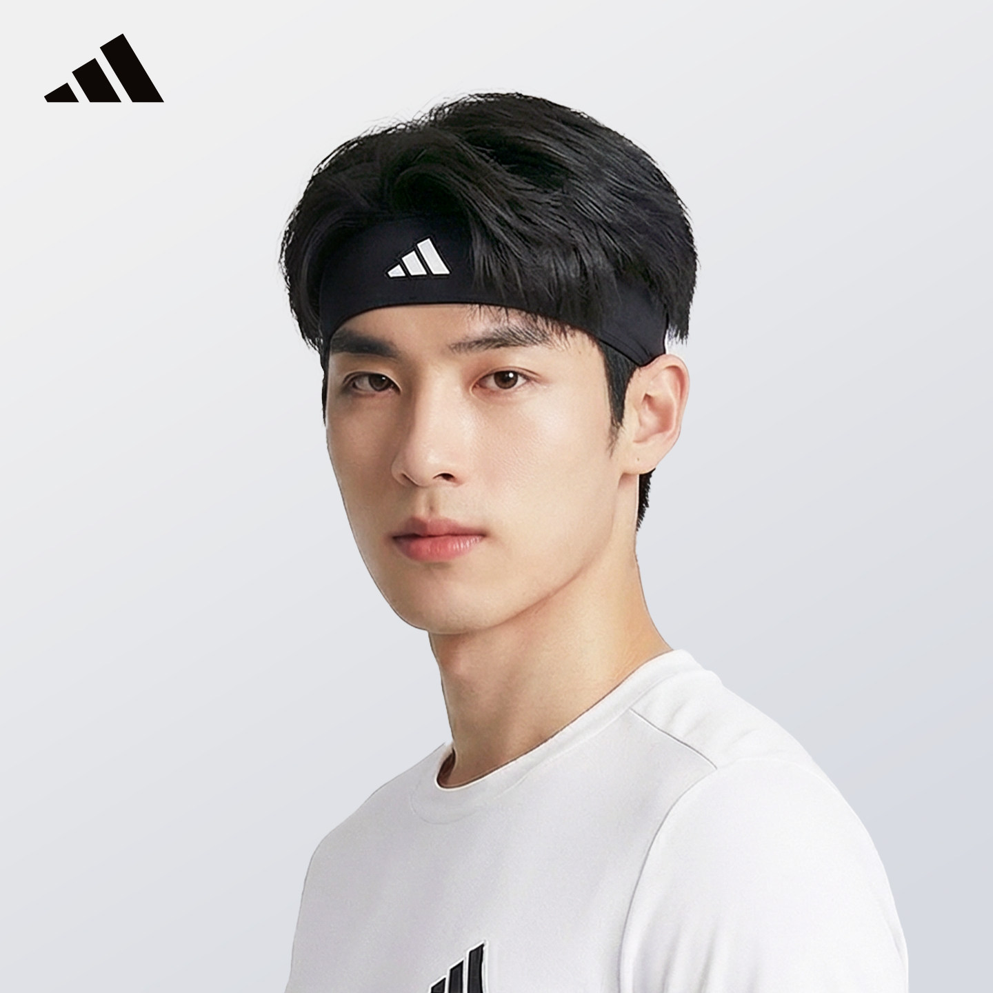 Adidas阿迪达斯运动发带头带男止汗吸汗篮球跑步健身导汗束发头巾