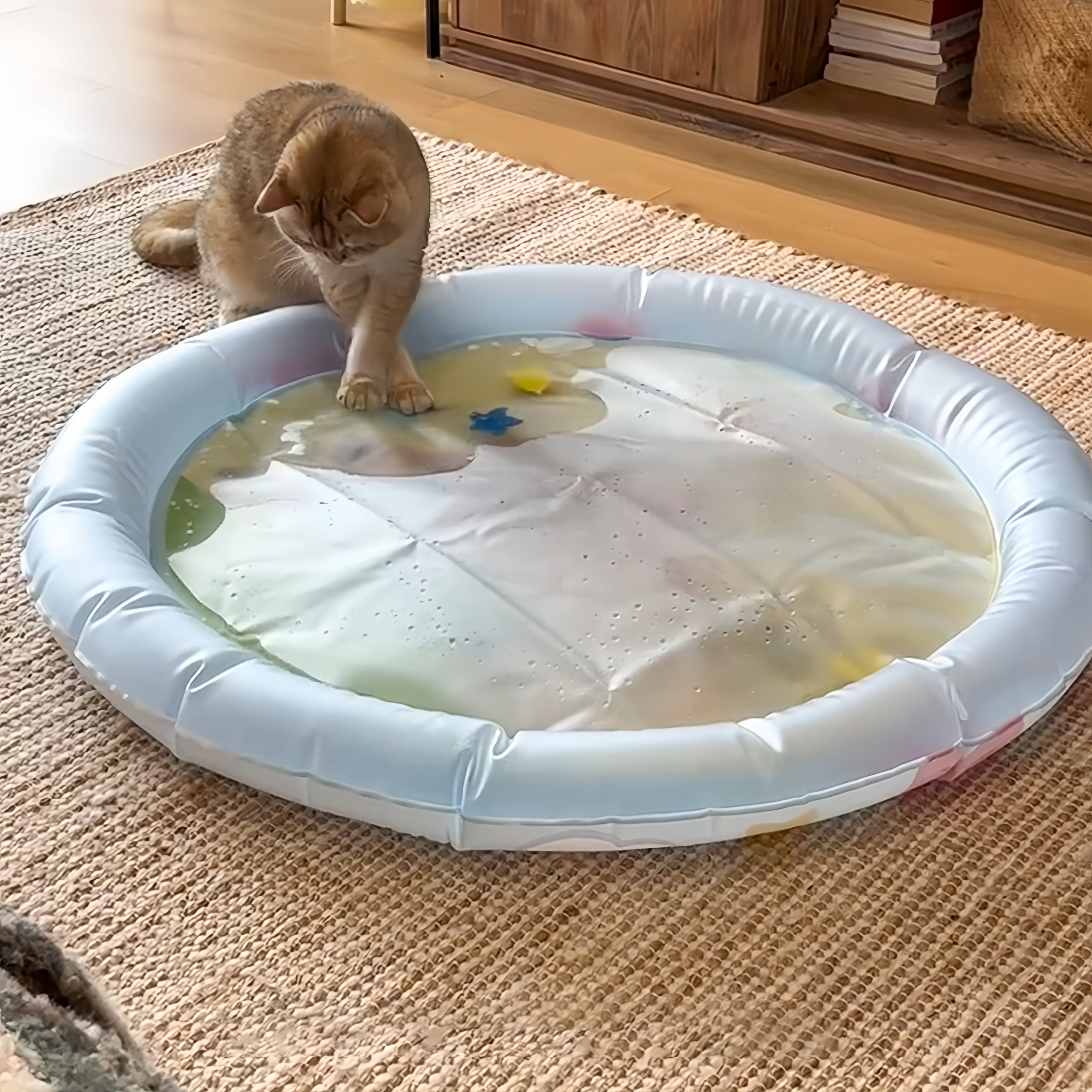 猫咪冰垫小猫狗狗玩具水床耐撕咬宠物夏季凉感降温注水睡垫趴趴垫
