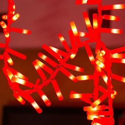 新年春节开业庆典装饰炮竹彩灯led电子鞭炮串灯带响音乐仿真鞭炮