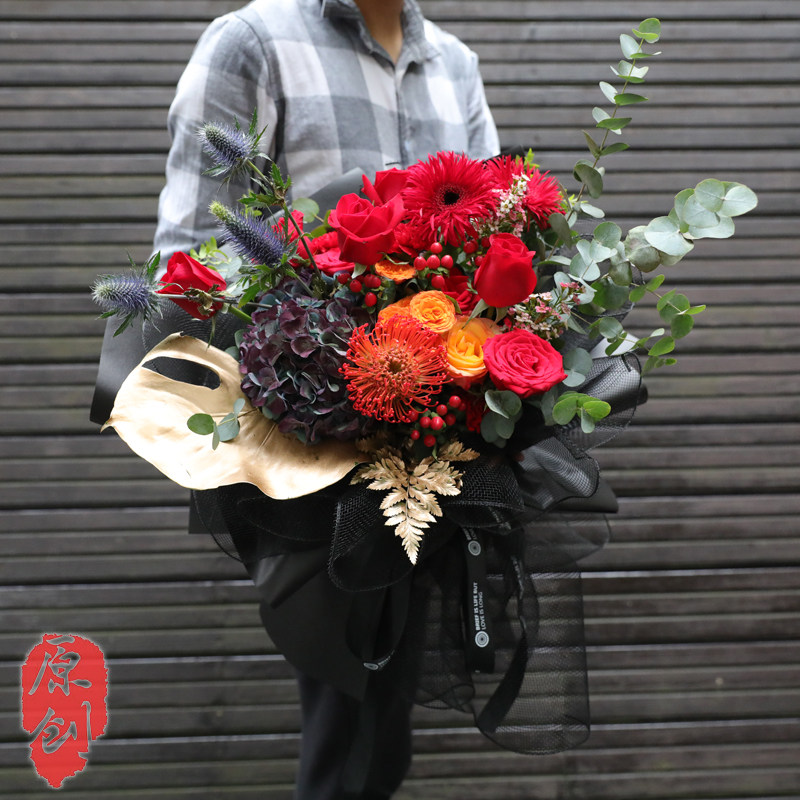 情人节上海同城鲜花速递玫瑰花束