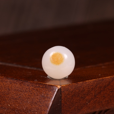 天然和田玉单颗配珠8mm