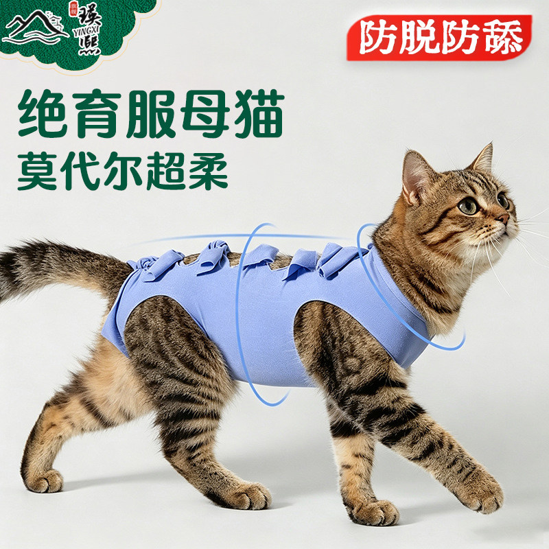 【母猫绝育服】莫代尔超柔防舔衣