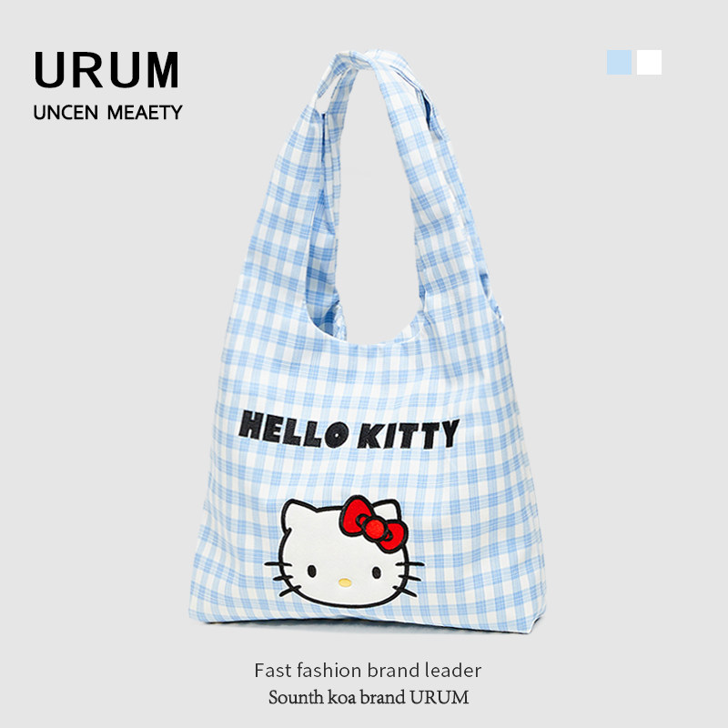URUM三丽鸥HelloKitty夏天手提包2025新款刺绣单肩包上班休闲包女,箱包皮具/热销女包/男包,腋下包,淘宝优惠券,粉丝福利购,淘宝优惠卷