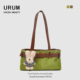 URUM高级感复古单肩腋下包女2025新款 大容量通勤托特包包手提包