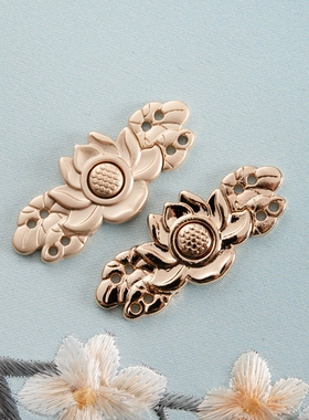 汉服旗袍金属子母盘扣复古中国风搭扣古装衣服对扣装饰纽扣