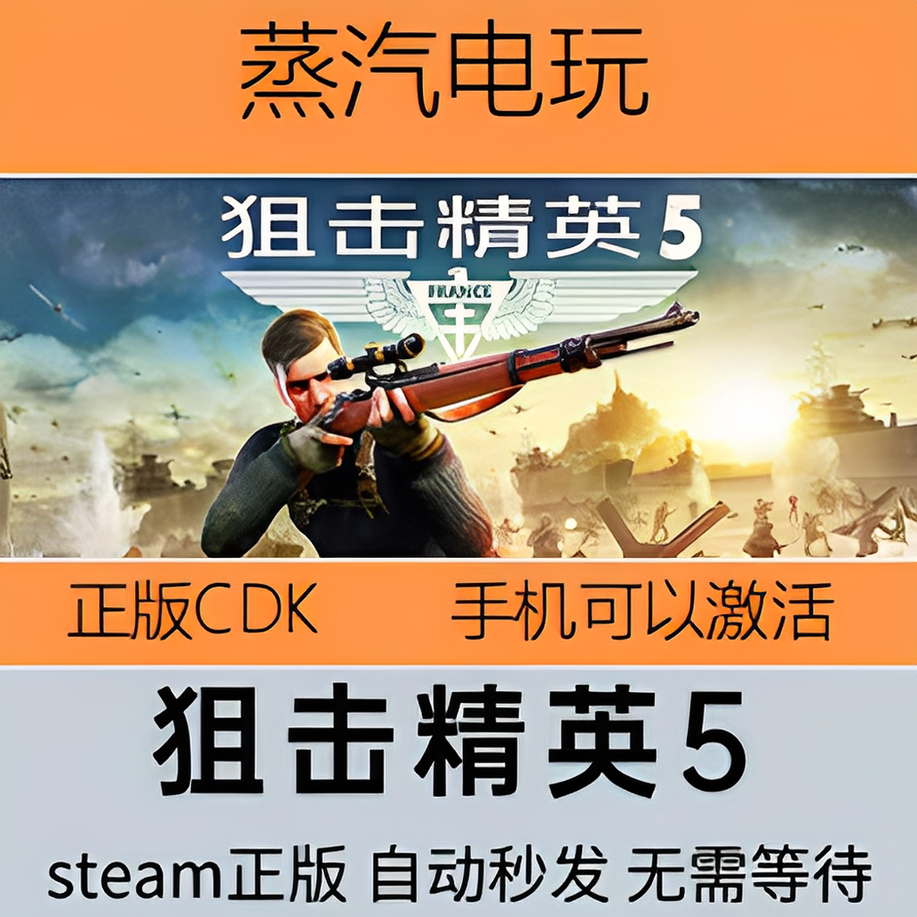 Steam正版 狙击精英5 Sniper Elite 5 国区激活码 CDKEY 现货秒发