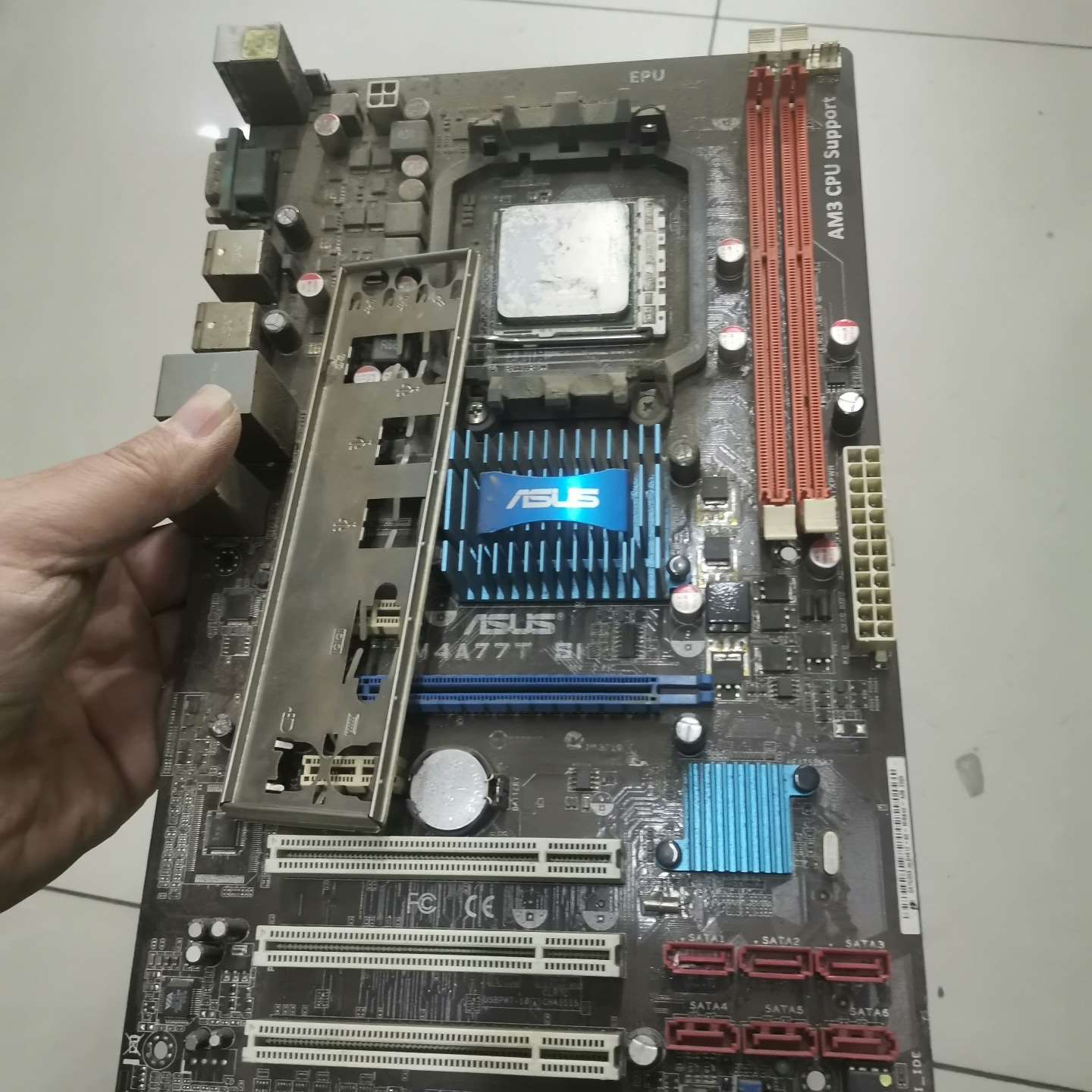 可维修套装AM3  HDT55T CPU 六核处理，华硕m4议价