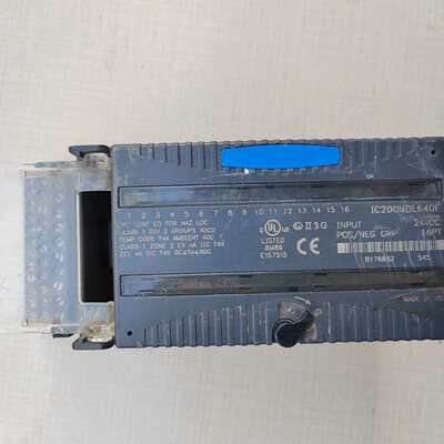 可维修模块IC200MDL640F 24VDC，实物如图所示议价