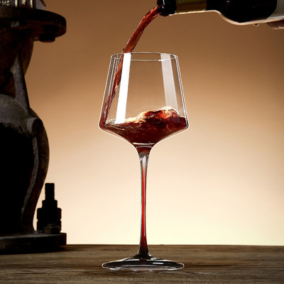 鸡尾红酒香槟高脚杯家用水晶玻璃起泡白葡萄酒杯颜值高新款网红